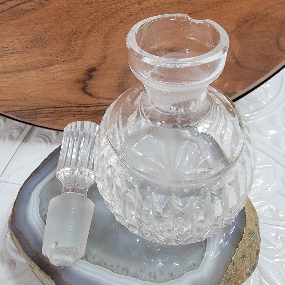Waterford Crystal Vintage Perfume Bottle With Stopper - Picture 4 of 11